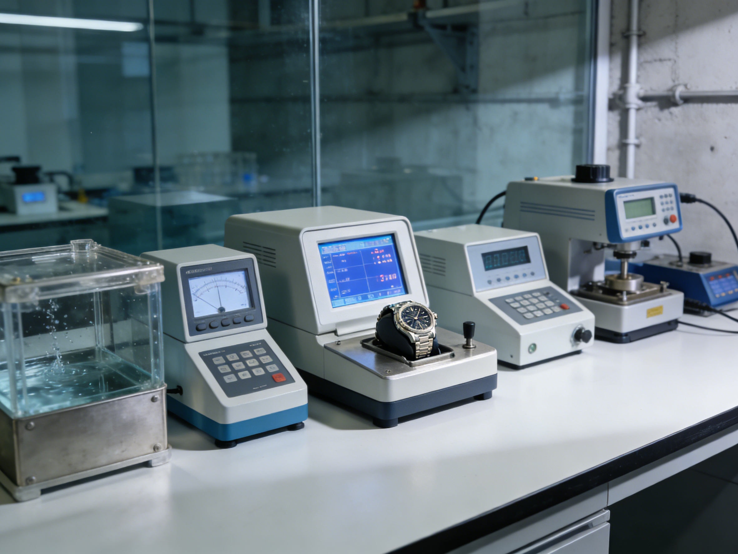 Independent watch testing laboratory